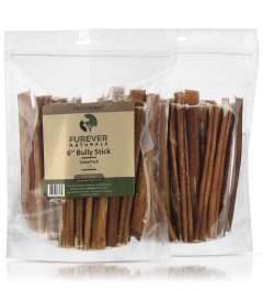 Furever Naturals Odor Free 6" 1lb Bully Stick Value Pack