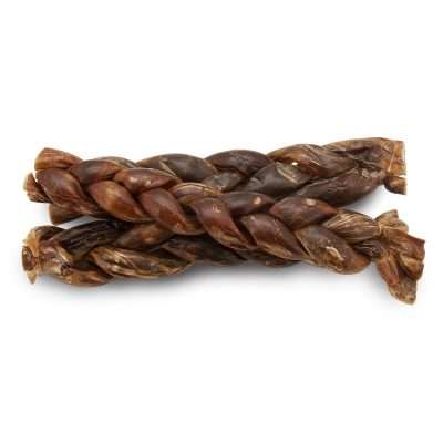 Furever Naturals 3 pack 12" Moo Taffy Braided Stick