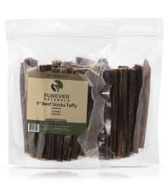 Furever Naturals 24 pack 6" Moo Taffy Stick