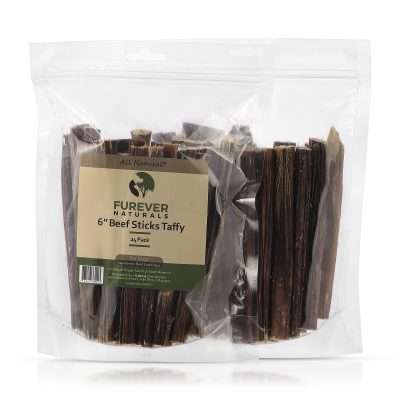 Furever Naturals 24 pack 6" Moo Taffy Stick