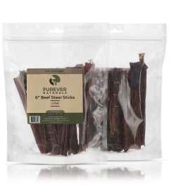 Furever Naturals 12pk 6" USA Beef Steer Sticks