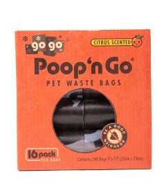 GoGo® Box - 16 pack Citrus Scented Black Refill Rolls