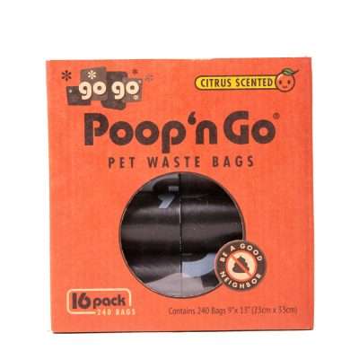 GoGo® Box - 16 pack Citrus Scented Black Refill Rolls