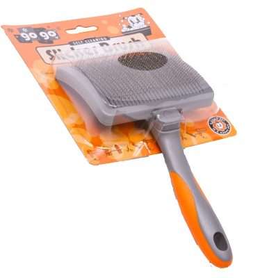 GoGo® Large Self Cleaning Slicker Brush