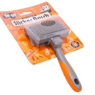 GoGo® Small Self Cleaning Slicker Brush