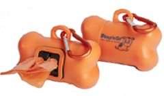 GoGo® Poop n' Go Orange Dispenser w/Matching Refill Roll, Bulk