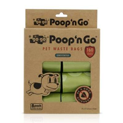 GoGo® Poop n' Go 8 pack Green Unscented Refill Rolls
