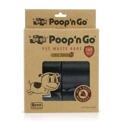 GoGo® Poop n' Go 8 pack Black Scented Refill Rolls