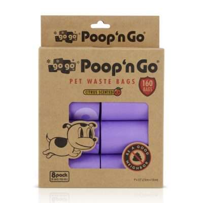 GoGo® Poop n' go 8 pack Purple Scented Refill Rolls