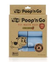 GoGo® Poop n' Go 8 pack Royal Blue Scented Refill Rolls