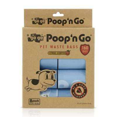 GoGo® Poop n' Go 8 pack Royal Blue Scented Refill Rolls