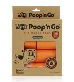 GoGo® Poop n' Go 8 pack Orange Unscented Refill Rolls