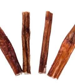 EW USA 6 inch Beef Steer Pizzle, 100 pack Bulk