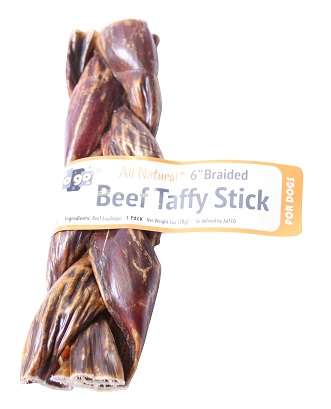 GoGo® 6" Moo Taffy Braided Sticks, BULK CASE (100ct)