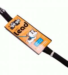GoGo® X-Small 3/8" x 4' Black Leash