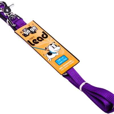 GoGo® Small 5/8" x 4' Purple Leash