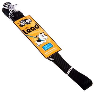GoGo® Medium 3/4" x 4' Black Leash
