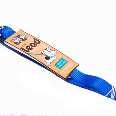 GoGo® Medium 3/4" x 4' Blue Leash