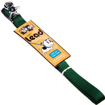 GoGo® Medium 3/4" x 4' Green Leash