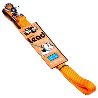 GoGo® Medium 3/4" x 4' Orange Leash