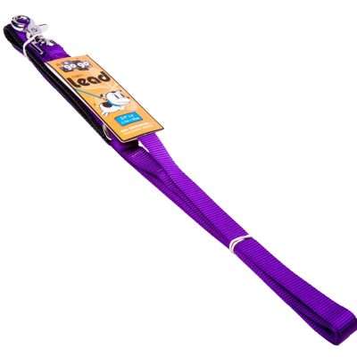 GoGo® Medium 3/4" x 6' Purple Leash