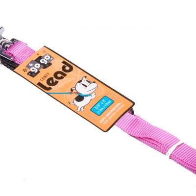 GoGo® Medium 3/4" x 4' Pink Leash