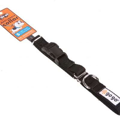 GoGo® Small 5/8" x 14"-17" Black Martingale Collar