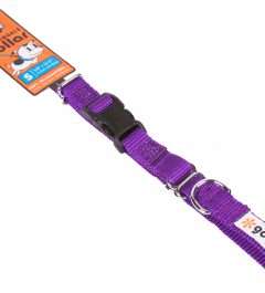 GoGo® Small 5/8" x 14"-17" Purple Martingale Collar