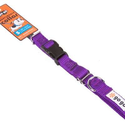 GoGo® Small 5/8" x 14"-17" Purple Martingale Collar