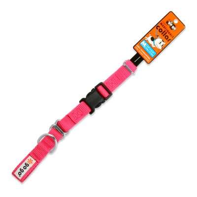 GoGo® Medium 3/4" x 16"-21" Pink Martingale Collar