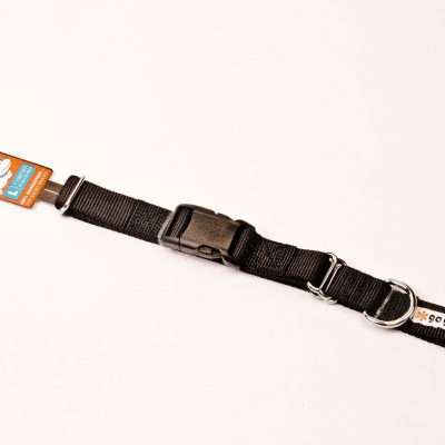 GoGo® Large 1" x 20.5"-27.5" Black Martingale Collar