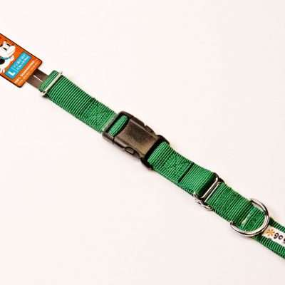 GoGo® Large 1" x 20.5"-27.5" Hunter Green Martingale Collar