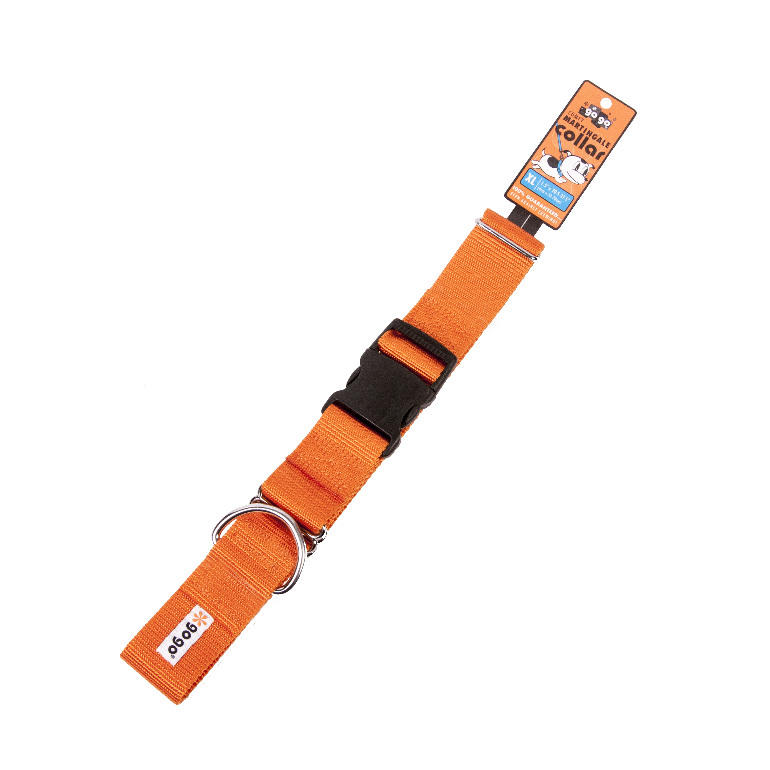 GoGo® X-Large 1-1/2" 20.5"-27.5" Orange Martingale Collar