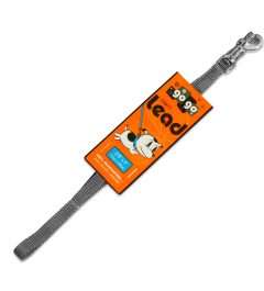 GoGo® X-Small 3/8 x 4' Gray Leash