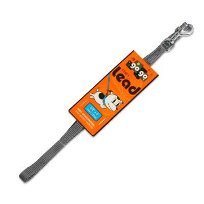 GoGo® X-Small 3/8 x 4' Gray Leash