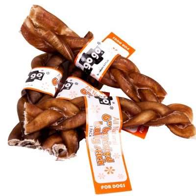 EW 70 pack 6 inch Braided Bully Stick