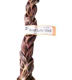 GoGo® 12" Moo Taffy Braided Sticks, BULK CASE (60ct)