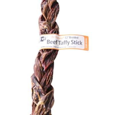 GoGo® 12" Moo Taffy Braided Sticks, BULK CASE (60ct)