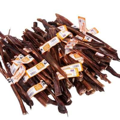 EW USA 12 inch Beef Steer Pizzle, 50 pack Bulk