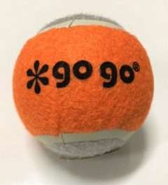 GOGO ORG/GRY TENNIS BALL