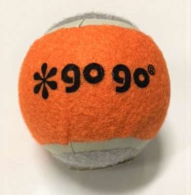 GOGO ORG/GRY TENNIS BALL