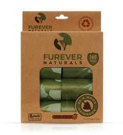 EW 8PK Green Scented Poop Bag Rolls