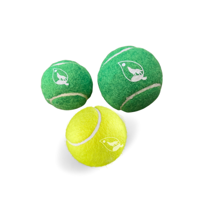 EW 2.5" Green Squeaky Tennis Ball 12 Pack