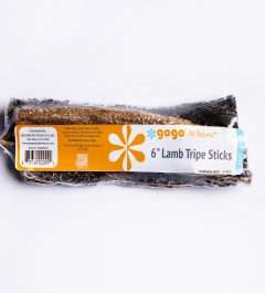 GoGo 4 pack 6" Lamb Tripe Sticks