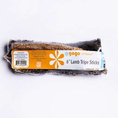 GoGo 4 pack 6" Lamb Tripe Sticks