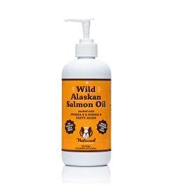 Natural Dog Company's 16 oz Wild Alaskan Salmon Oil With Pump