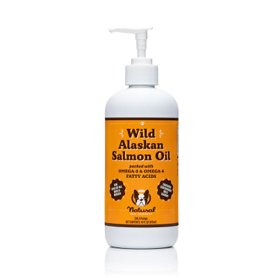 Natural Dog Company's 16 oz Wild Alaskan Salmon Oil With Pump