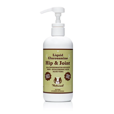 Natural Dog Company's 16 oz Liquid Hip & Joint With Glucosamine & Pump