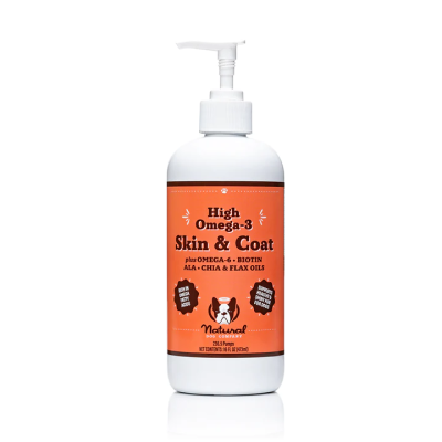 Natural Dog Company's 16oz Skin & Coat Oil With Pump