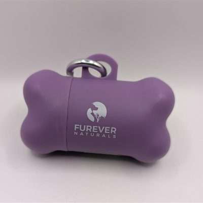 EW bulk purple bone dispenser w/unscented roll 20 bags